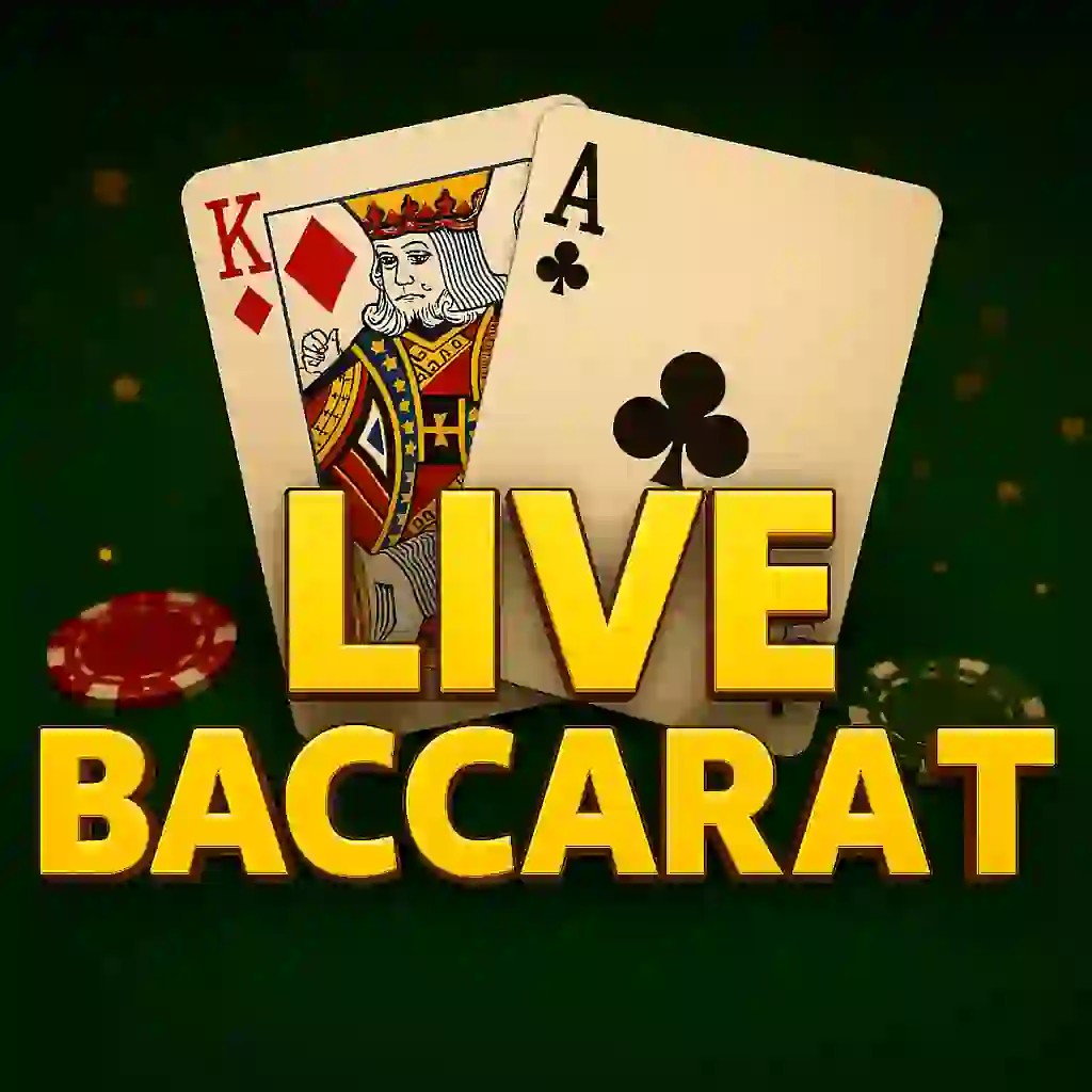 Official Live Casino logo: Live Baccarat by Evolution at 5Gringos Casino